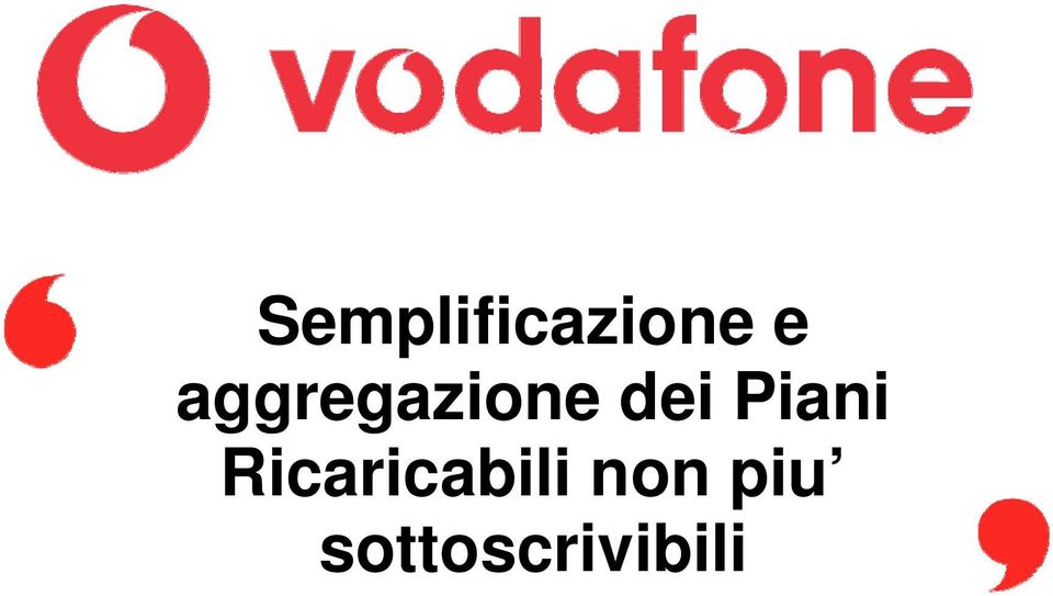 Piani Ricaricabili