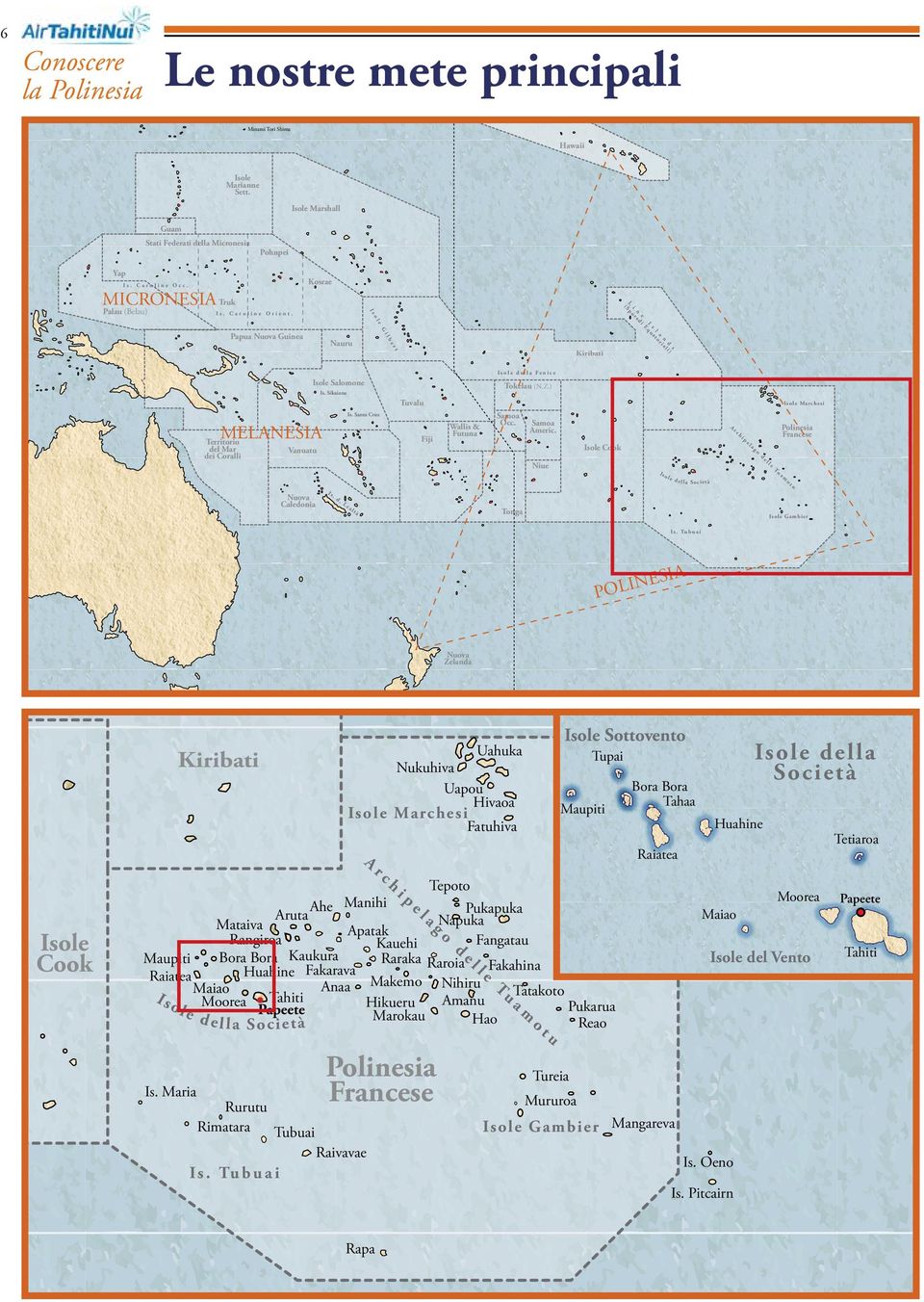 ) Is. Sikaiana Tuvalu Isole Marchesi Is. Santa Cruz MELANESIA Territorio de