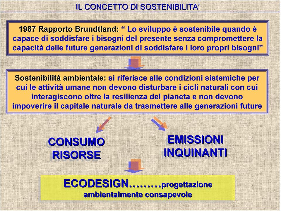 sistemiche per cui le attività umane non devono disturbare i cicli naturali con cui interagiscono oltre la resilienza del pianeta e non devono