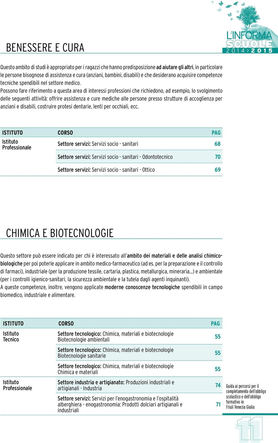 Possono fare riferimento a questa area di interessi professioni che richiedono, ad esempio, lo svolgimento delle seguenti attività: offrire assistenza e cure mediche alle persone presso strutture di