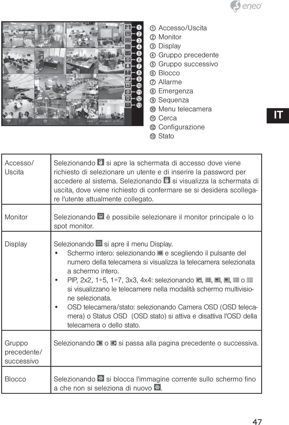 Selezionando si visualizza la schermata di uscita, dove viene richiesto di confermare se si desidera scollegare l'utente attualmente collegato.