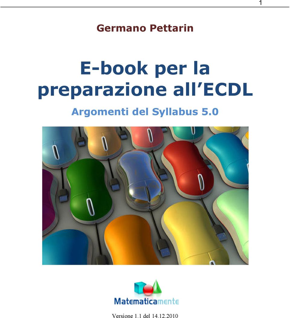 ECDL Argomenti del Syllabus