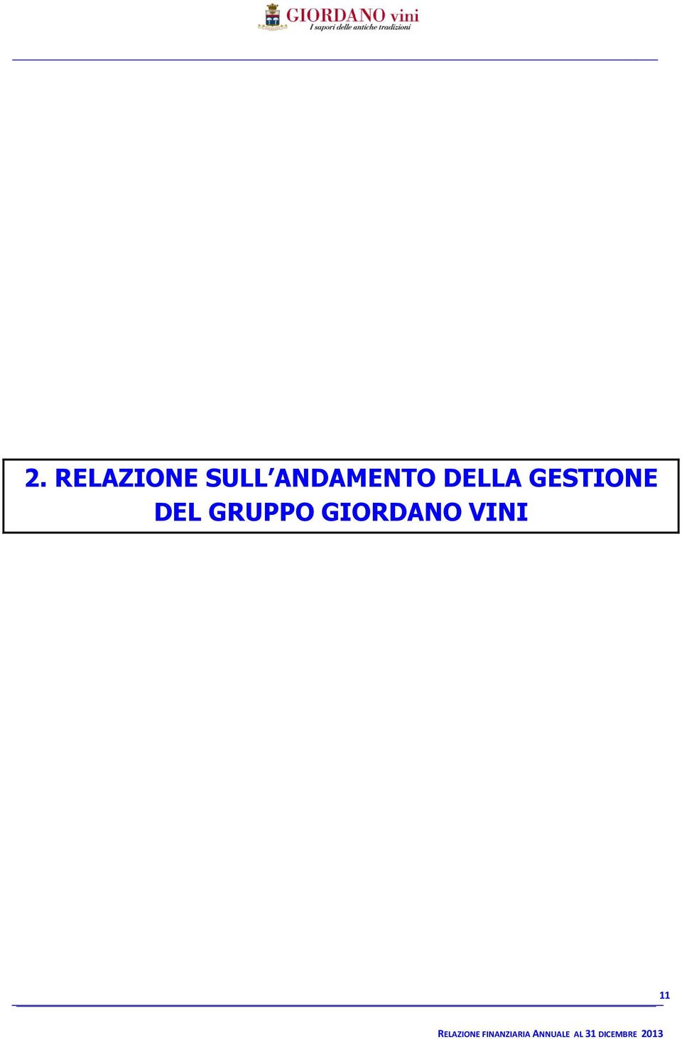 GIORDANO VINI 11 RELAZIONE