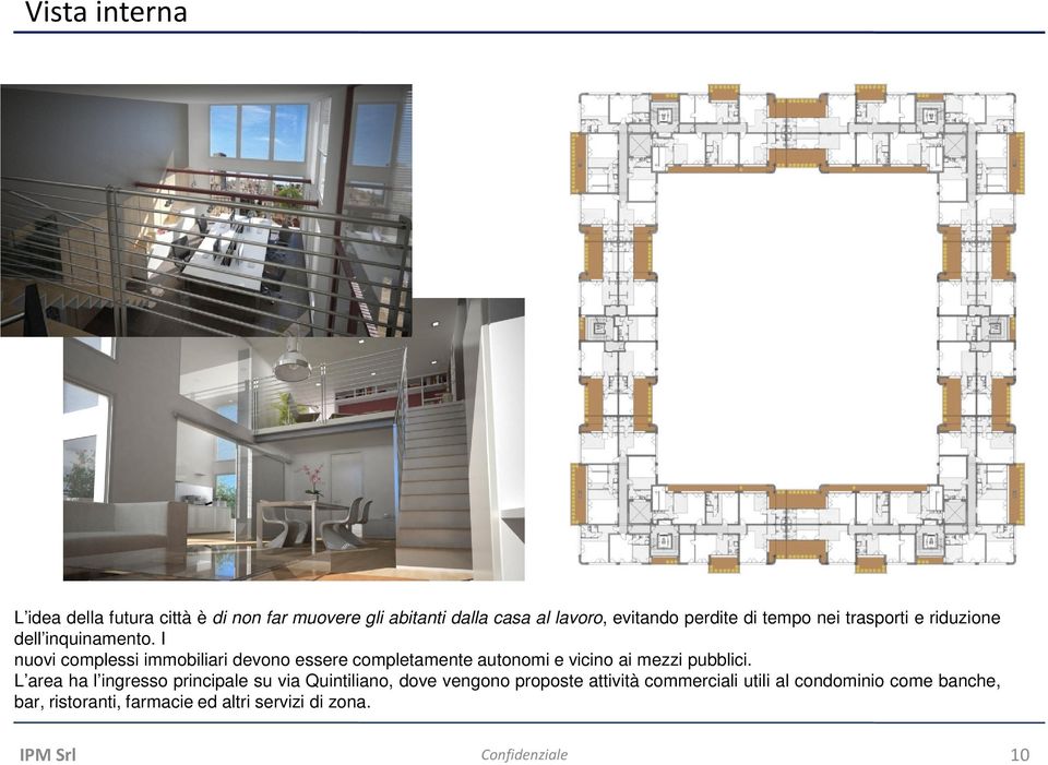 I nuovi complessi immobiliari devono essere completamente autonomi e vicino ai mezzi pubblici.