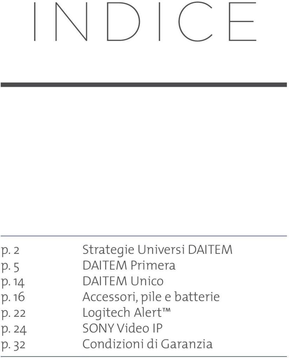 DITEM Unico ccessori, pile e batterie