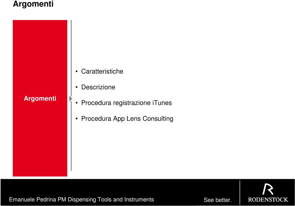 Procedura registrazione