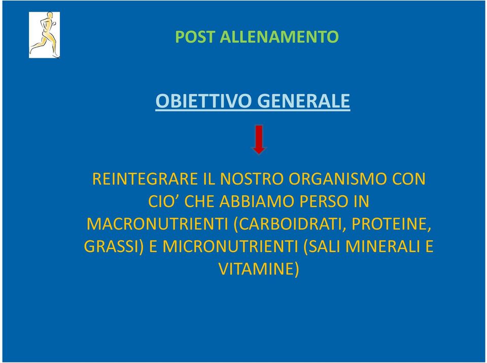 ABBIAMO PERSO IN MACRONUTRIENTI (CARBOIDRATI,