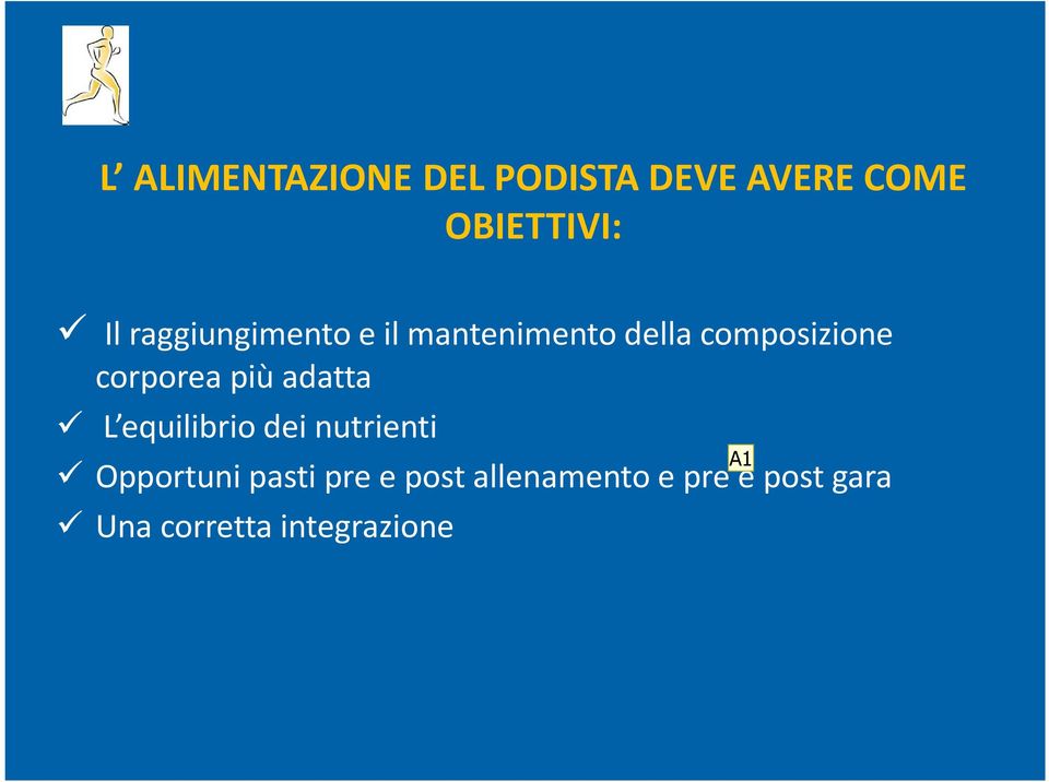 più adatta L equilibrio dei nutrienti Opportuni pasti pre e