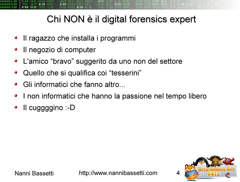 settore Quello che si qualifica coi tesserini Gli informatici che fanno