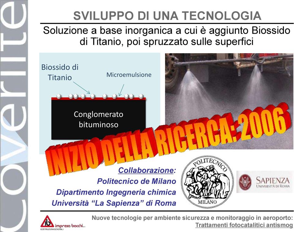 di Titanio Microemulsione Conglomerato bituminoso Collaborazione: