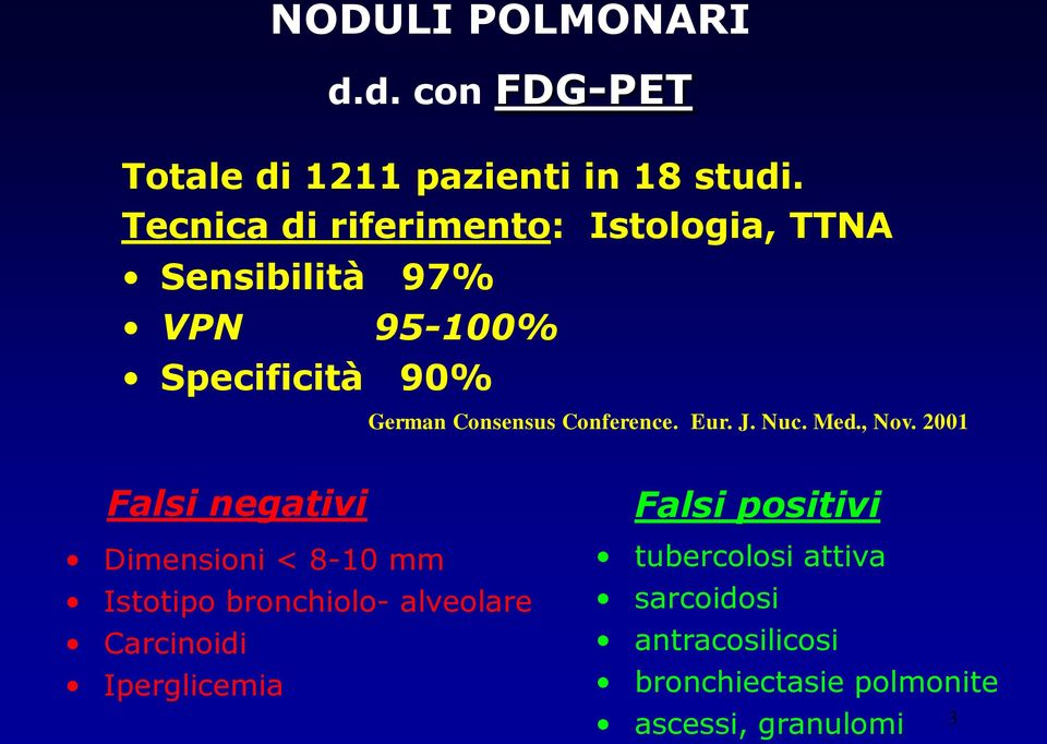 Conference. Eur. J. Nuc. Med., Nov.