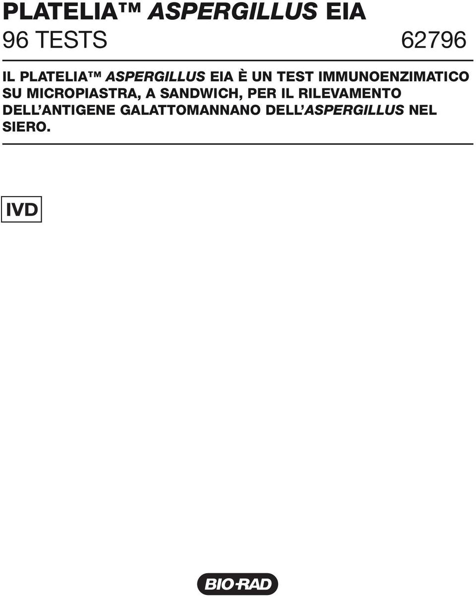 IMMUNOENZIMATICO SU MICROPIASTRA, A SANDWICH, PER