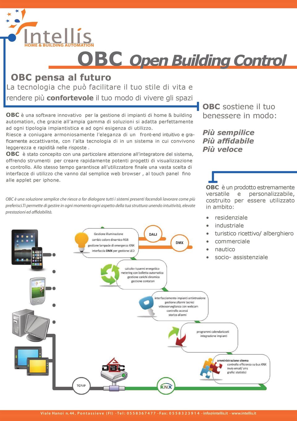 Riesce a coniugare armoniosamente l eleganza di un front-end intuitivo e graficamente accattivante, con l alta tecnologia di in un sistema in cui convivono leggerezza e rapidità nelle risposte.