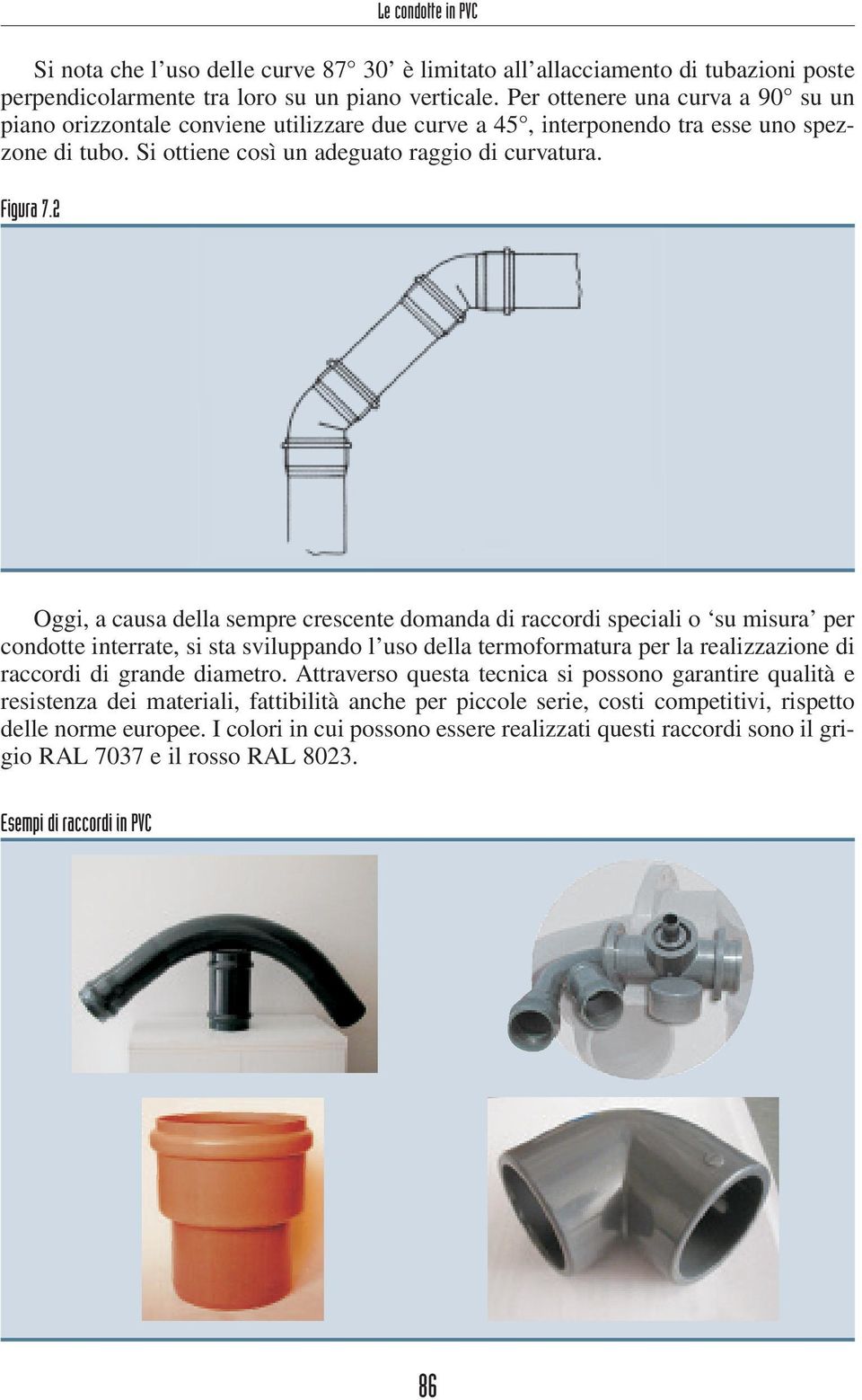 2 Le condotte in PVC Oggi, a causa della sempre crescente domanda di raccordi speciali o su misura per condotte interrate, si sta sviluppando l uso della termoformatura per la realizzazione di