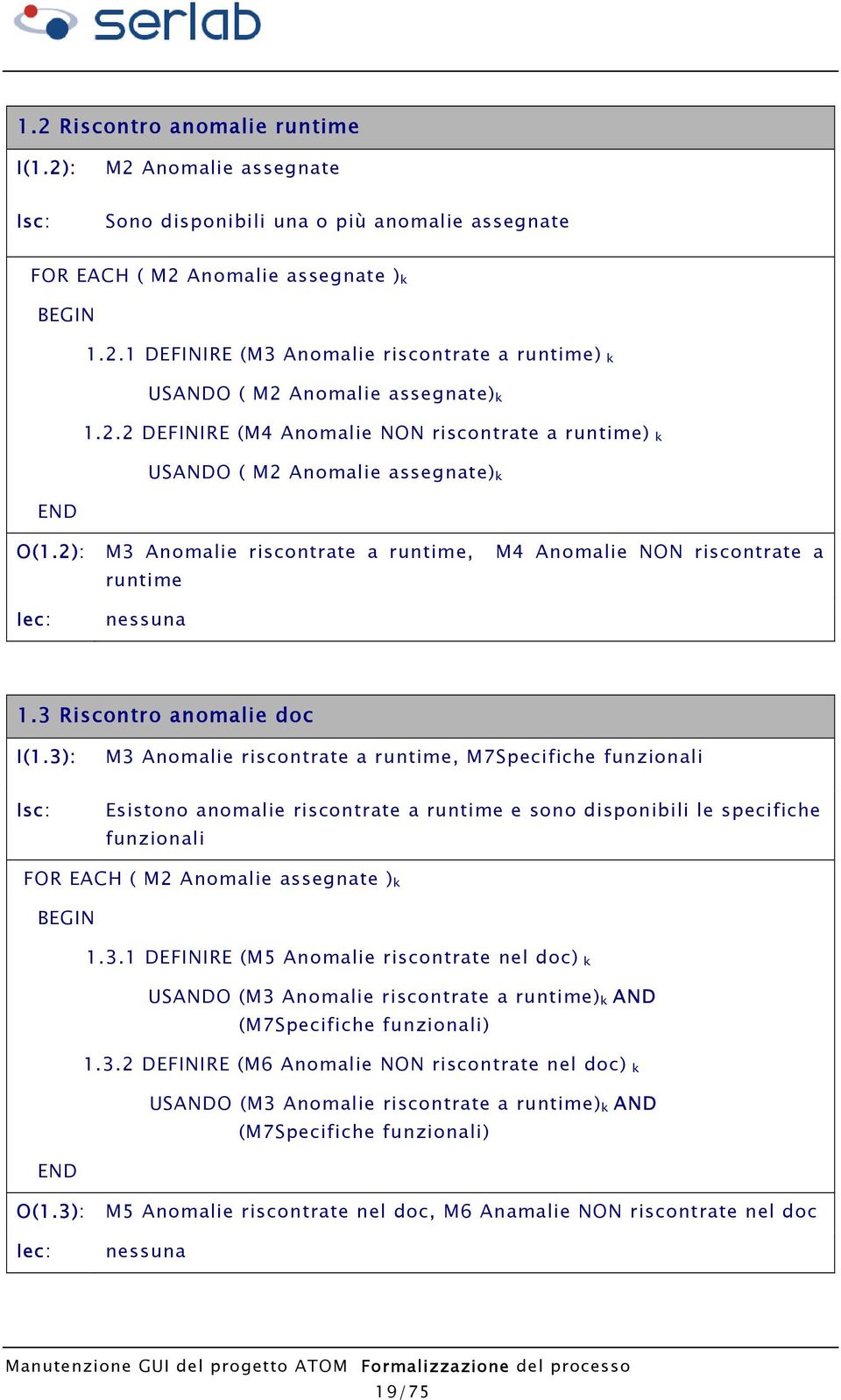 3 Riscontro anomalie doc I(1.