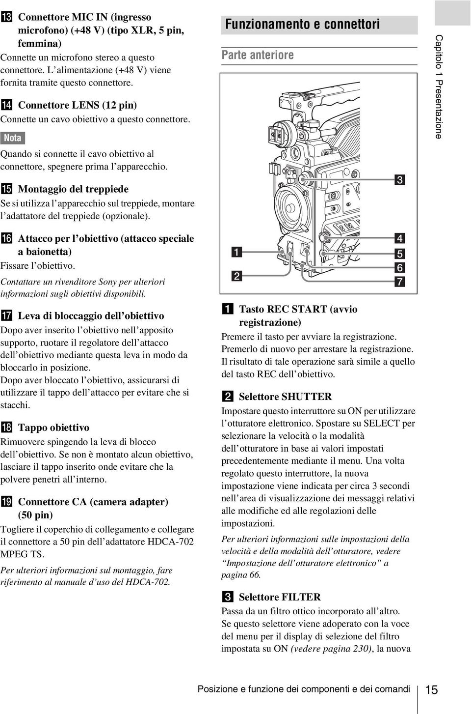 o Montaggio del treppiede Se si utilizza l apparecchio sul treppiede, montare l adattatore del treppiede (opzionale).