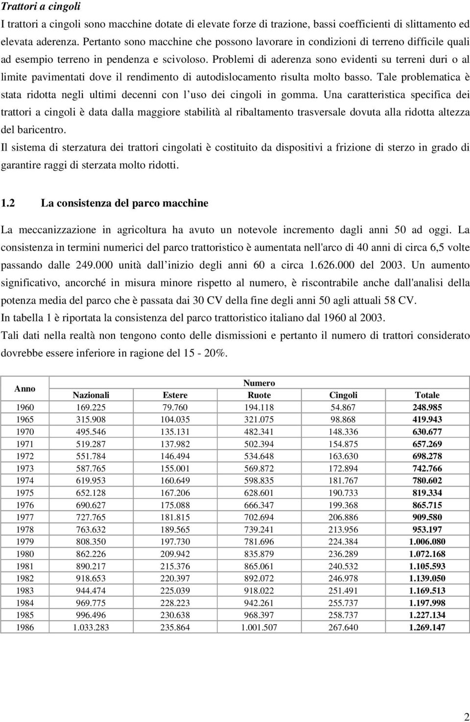 Problemi di aderenza sono evidenti su terreni duri o al limite pavimentati dove il rendimento di autodislocamento risulta molto basso.