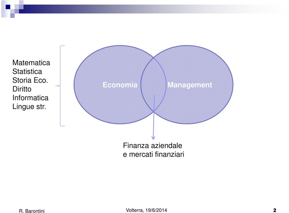 Economia Management Finanza