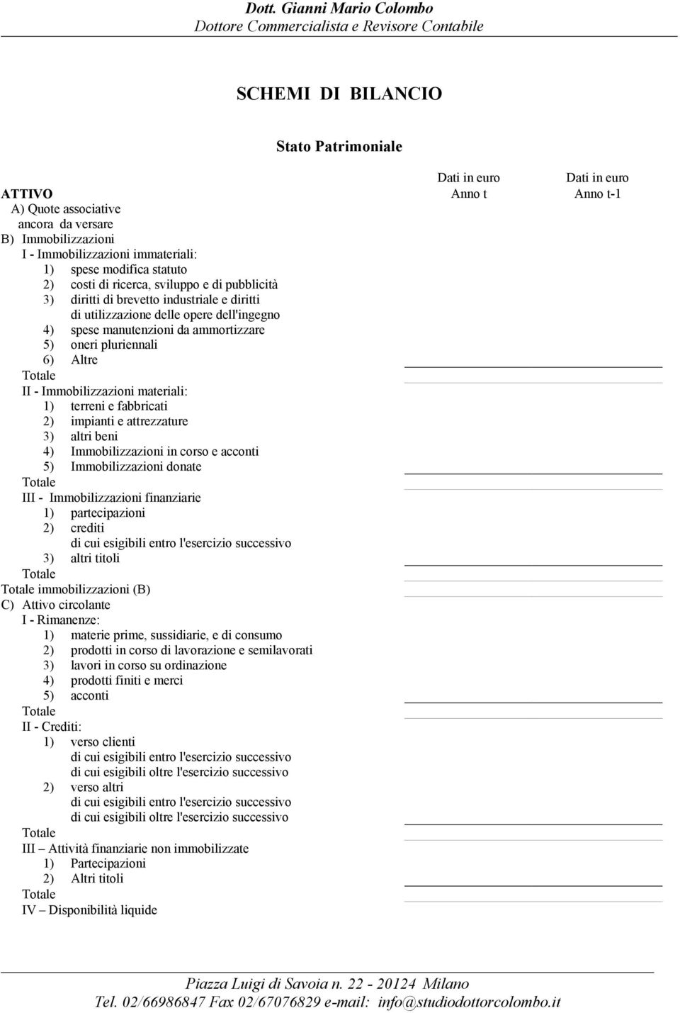 6) Altre Totale II - Immobilizzazioni materiali: 1) terreni e fabbricati 2) impianti e attrezzature 3) altri beni 4) Immobilizzazioni in corso e acconti 5) Immobilizzazioni donate Totale III -