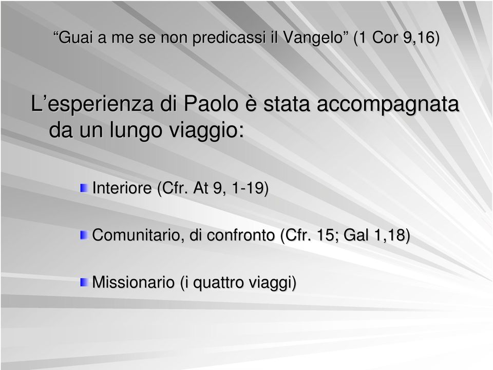 At 9, 1-19) 1 19) Comunitario, di confronto