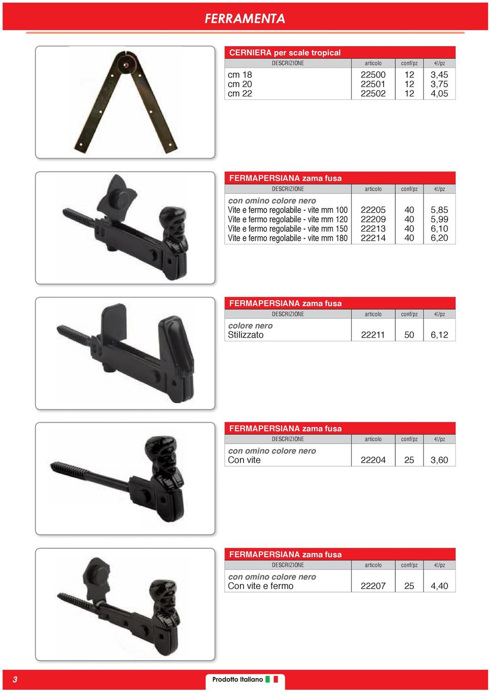 regolabile - vite mm 180 9 13 14 40 40 40 40,8,99 6, 6, FERMAPERSIANA zama fusa colore nero Stilizzato 11 6,1