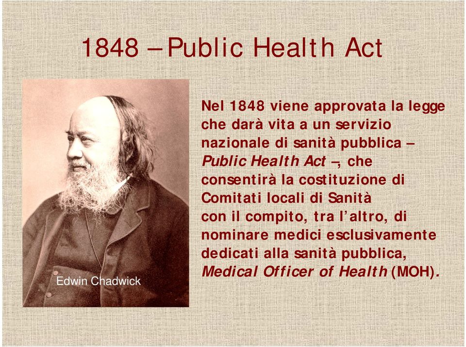 la costituzione di Comitati locali di Sanità con il compito, tra l altro, di