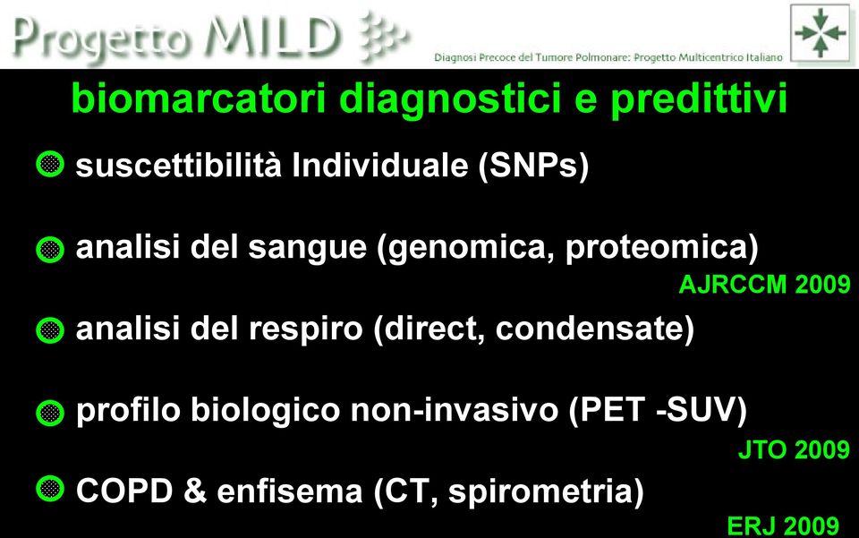 respiro (direct, condensate) profilo biologico non-invasivo (PET