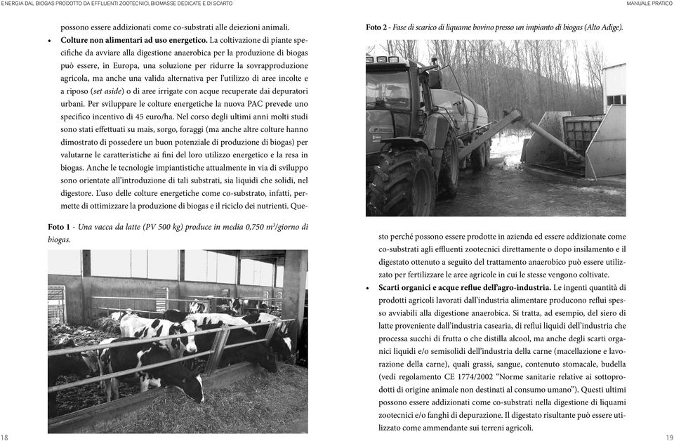 valida alternativa per l utilizzo di aree incolte e a riposo (set aside) o di aree irrigate con acque recuperate dai depuratori urbani.