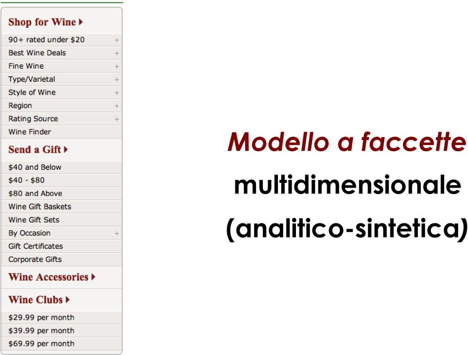 (analitico-sintetica Modello