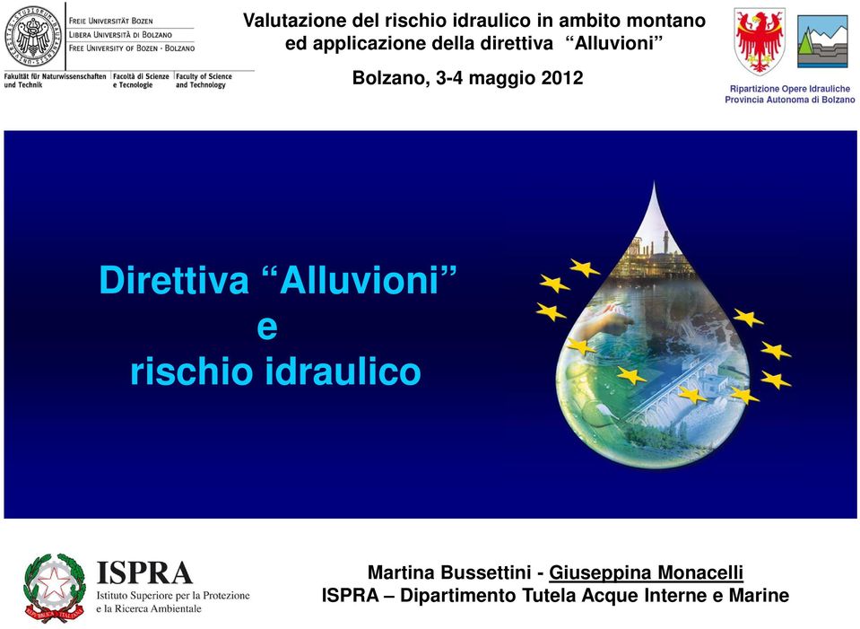 2012 Direttiva Alluvioni e rischio idraulico Martina