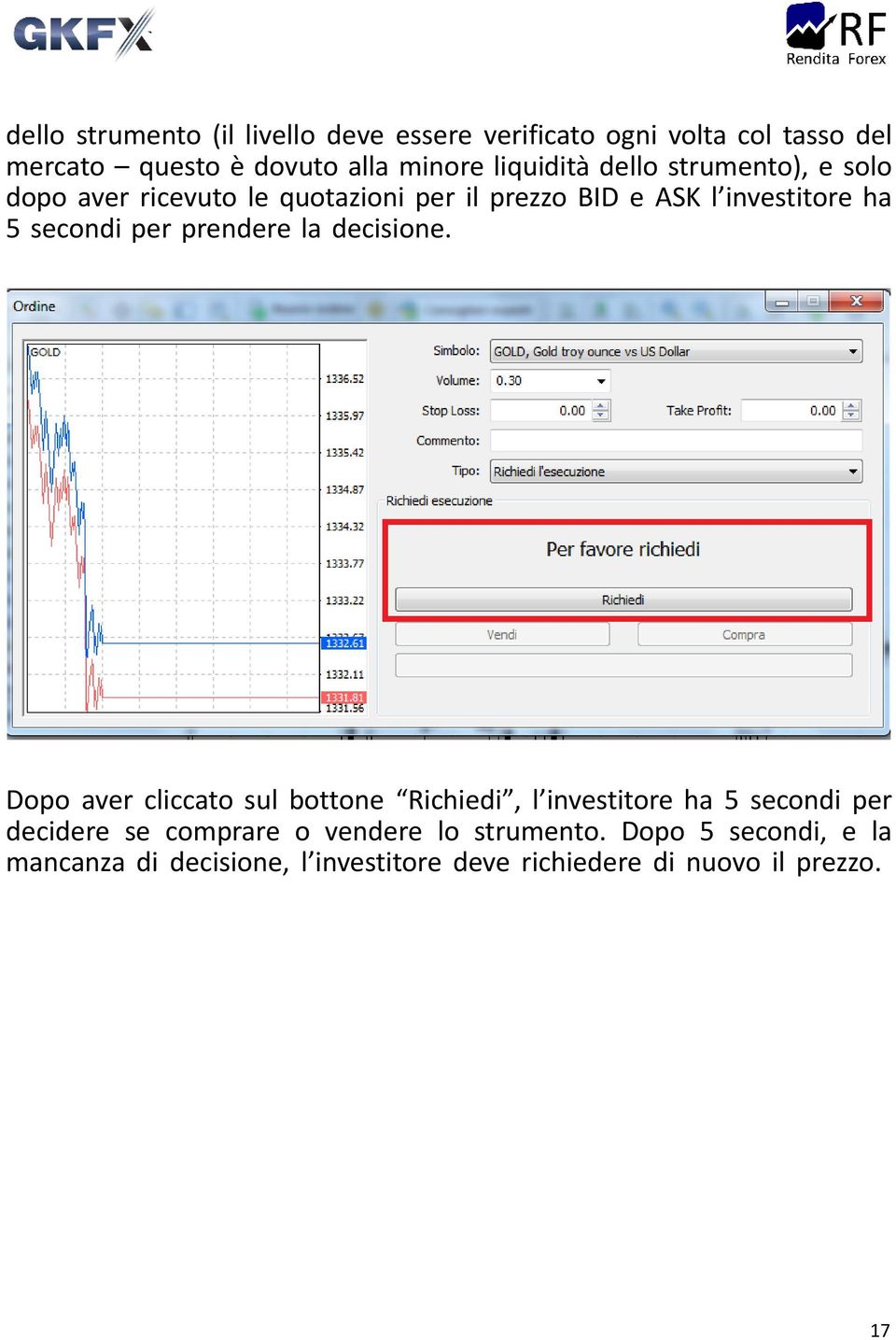 secondi per prendere la decisione.