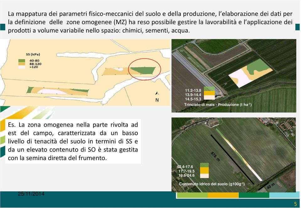 3 Trinciato di mais - Produzione (t ha -1 ) Es.