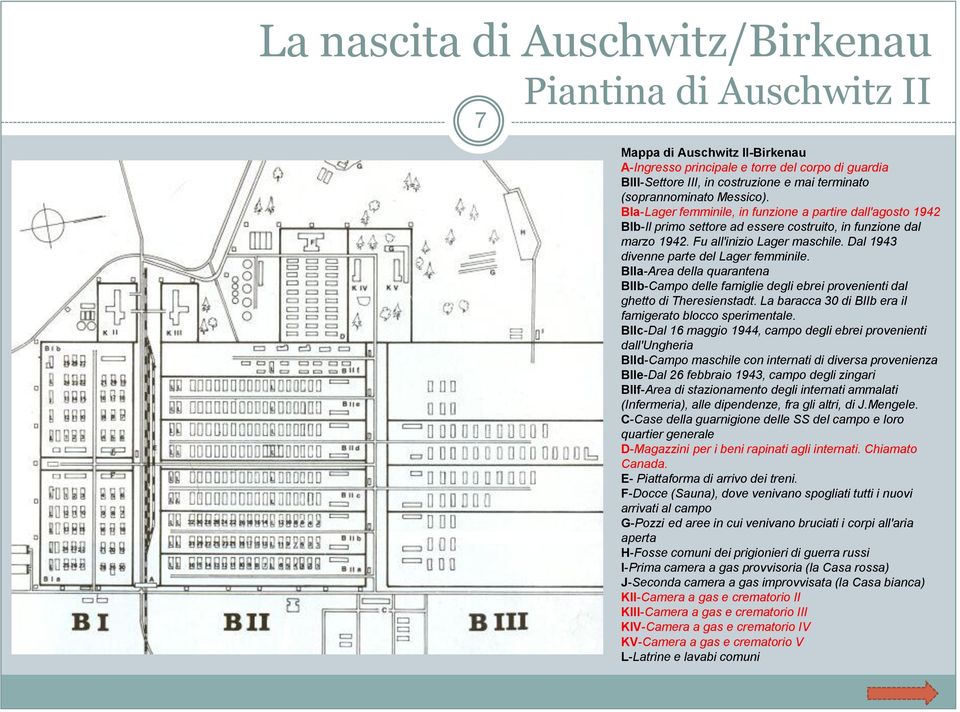 Dal 1943 divenne parte del Lager femminile. BIIa-Area della quarantena BIIb-Campo delle famiglie degli ebrei provenienti dal ghetto di Theresienstadt.