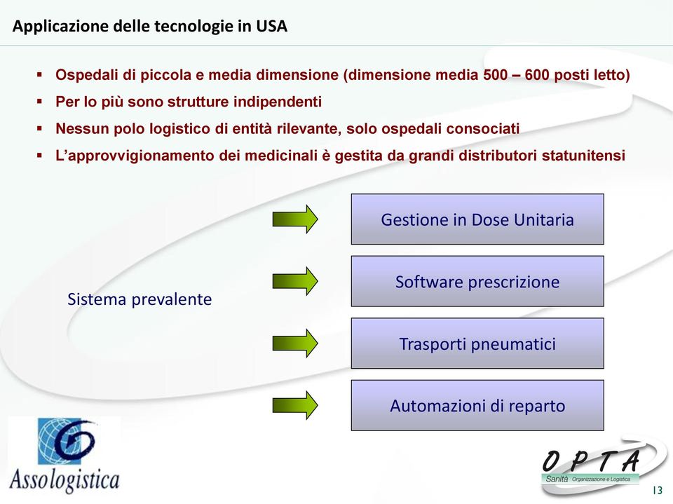 ospedali consociati L approvvigionamento dei medicinali è gestita da grandi distributori statunitensi