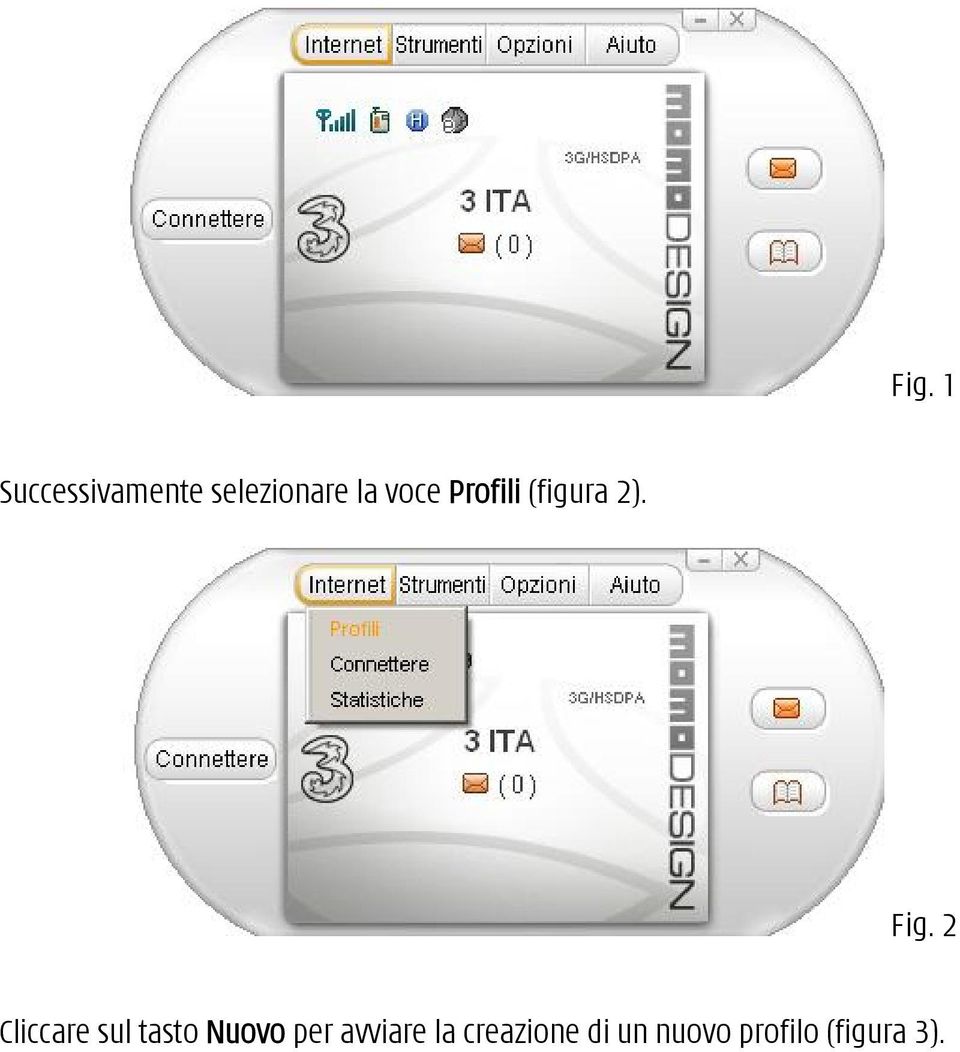 2 Cliccare sul tasto Nuovo per