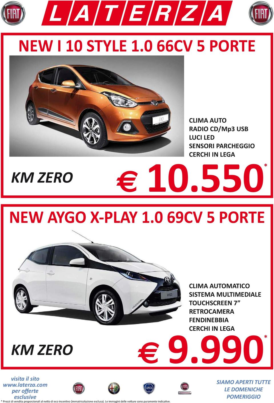 550 NEW AYGO X-PLAY 1.