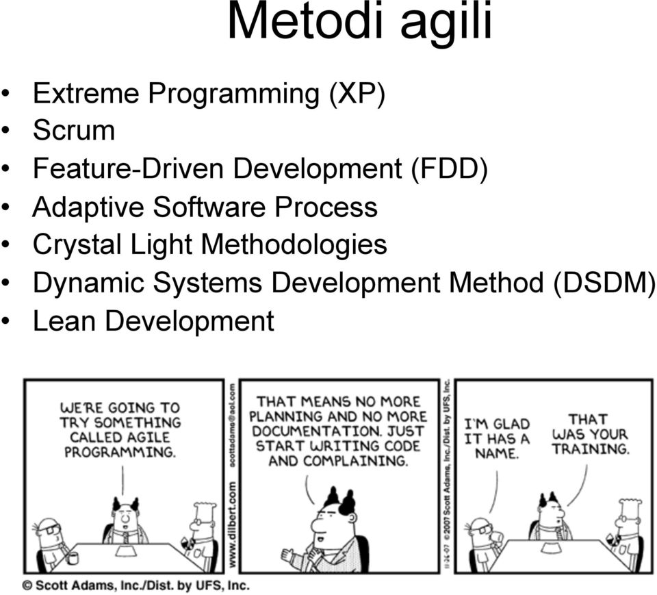 Software Process Crystal Light Methodologies