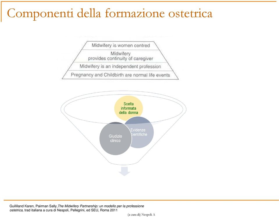 un modello per la professione ostetrica, trad