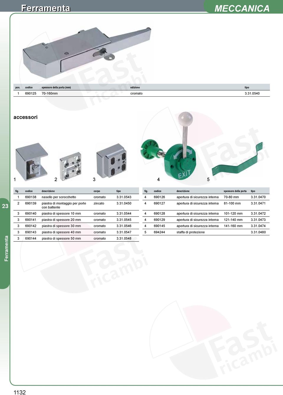 3.0450 4 6907 apertura di sicurezza interna 8-00 mm 3.3.047 3 69040 piastra di spessore 0 mm cromato 3.3.0544 4 6908 apertura di sicurezza interna 0-0 mm 3.3.047 3 6904 piastra di spessore 0 mm cromato 3.