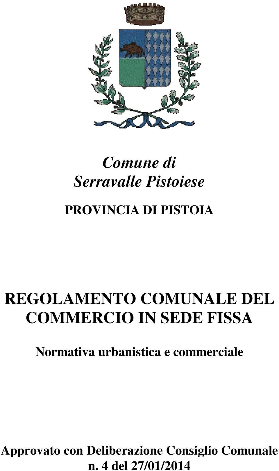 FISSA Normativa urbanistica e commerciale
