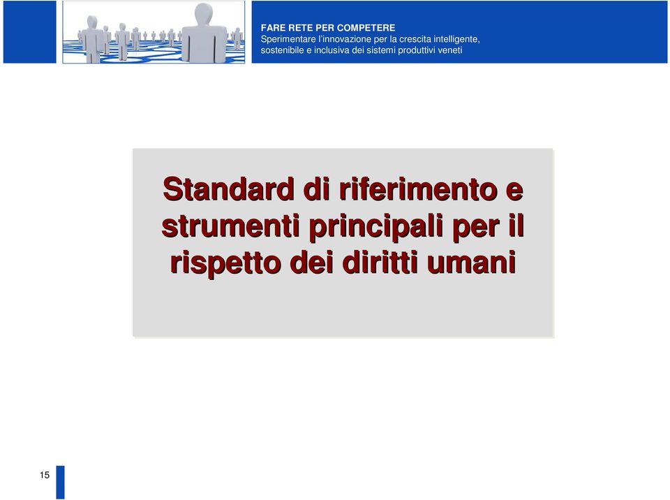 strumenti principali