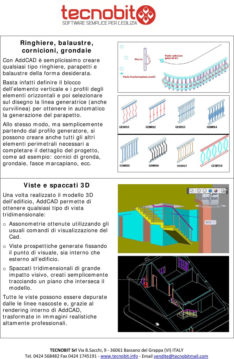 generazione del parapetto.