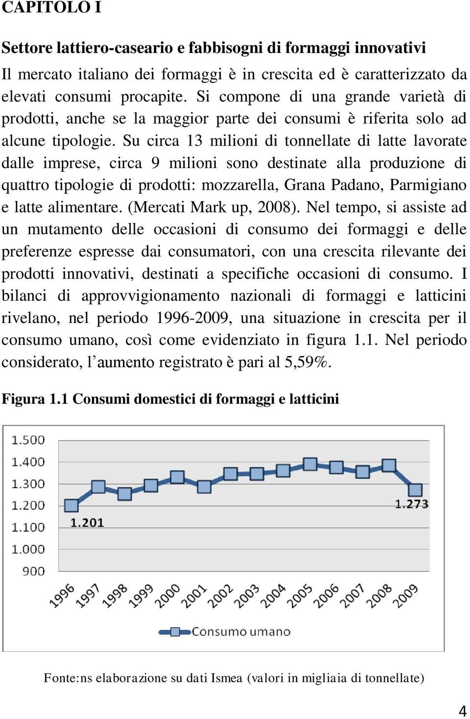 Su circa 13 milioni di tonnellate di latte lavorate dalle imprese, circa 9 milioni sono destinate alla produzione di quattro tipologie di prodotti: mozzarella, Grana Padano, Parmigiano e latte