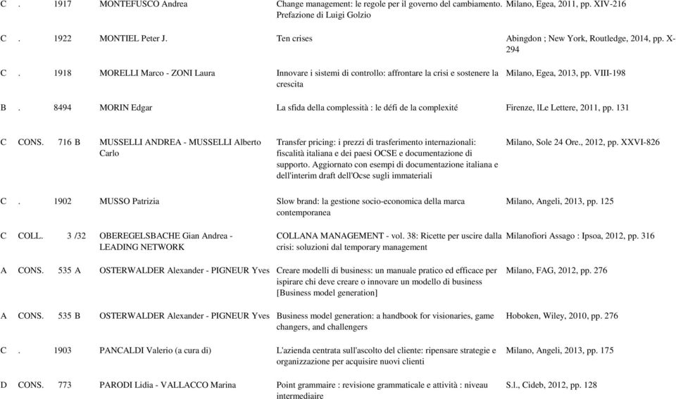 VIII-198 B. 8494 MORIN Edgar La sfida della complessità : le défi de la complexité Firenze, lle Lettere, 2011, pp. 131 C CONS.