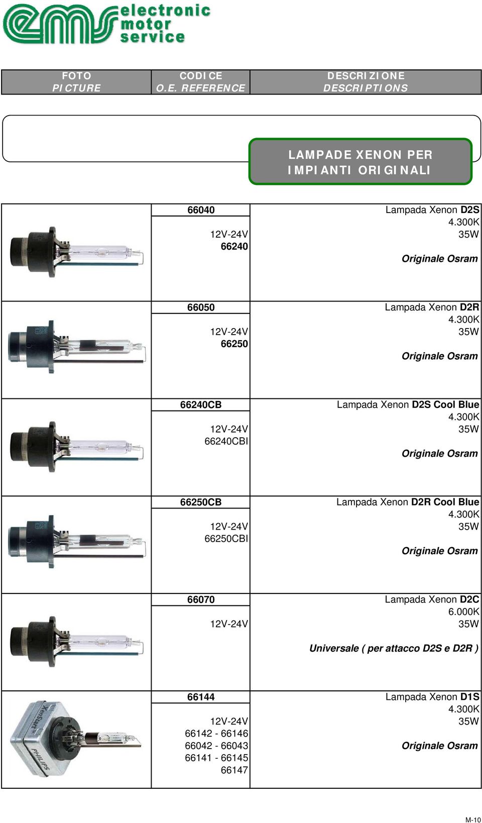 300K 35W Originale Osram 66250CB 12V-24V 66250CBI Lampada Xenon D2R Cool Blue 4.