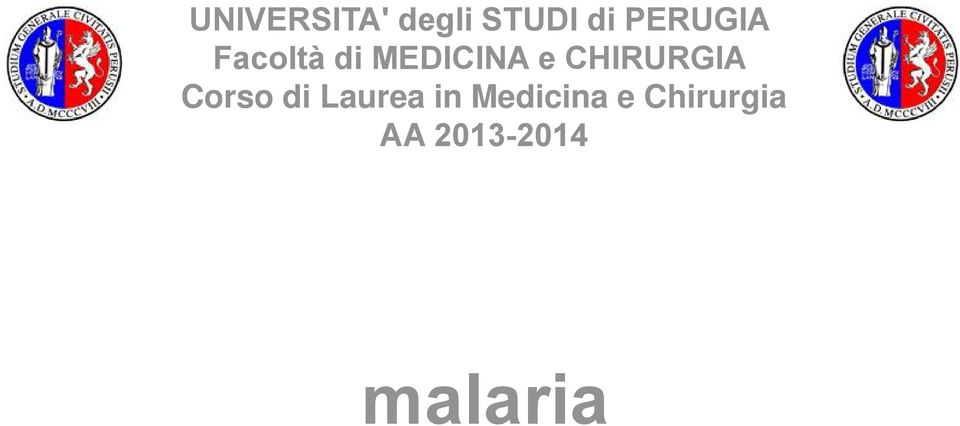 CHIRURGIA Corso di Laurea in