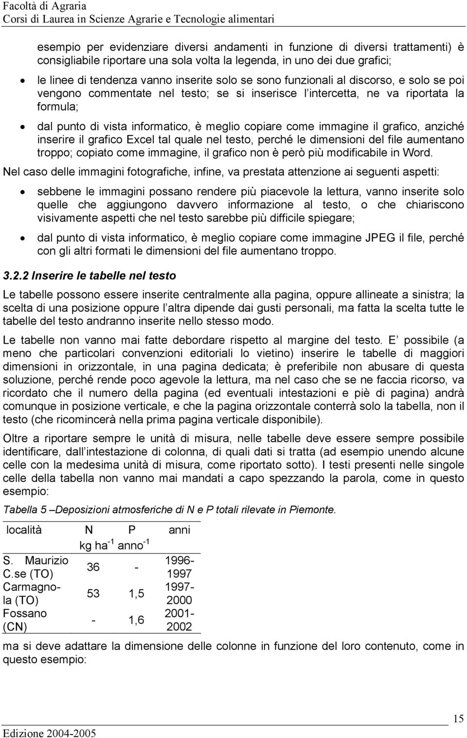 grafico, anziché inserire il grafico Excel tal quale nel testo, perché le dimensioni del file aumentano troppo; copiato come immagine, il grafico non è però più modificabile in Word.