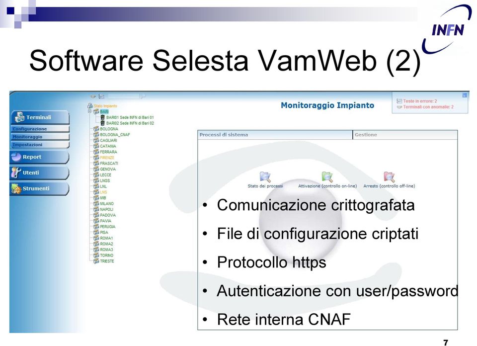 configurazione criptati Protocollo