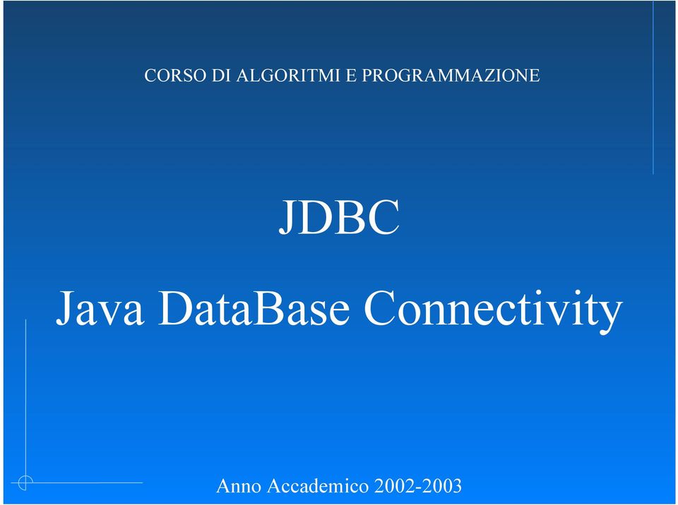 Java DataBase