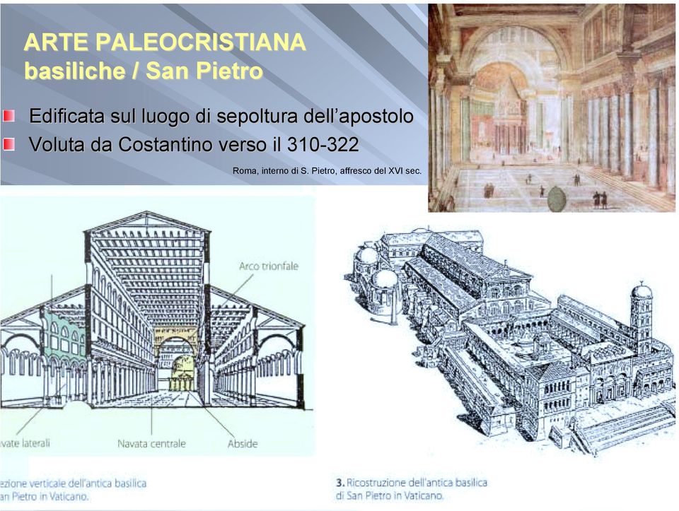 apostolo Voluta da Costantino verso il